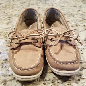 Sperry girls boat shoe and free Toms flats